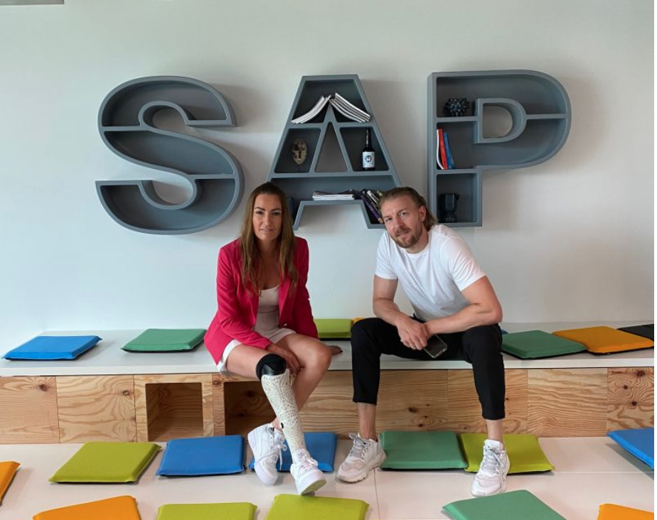 Denise Schindler und SAP Sebastian Wagner