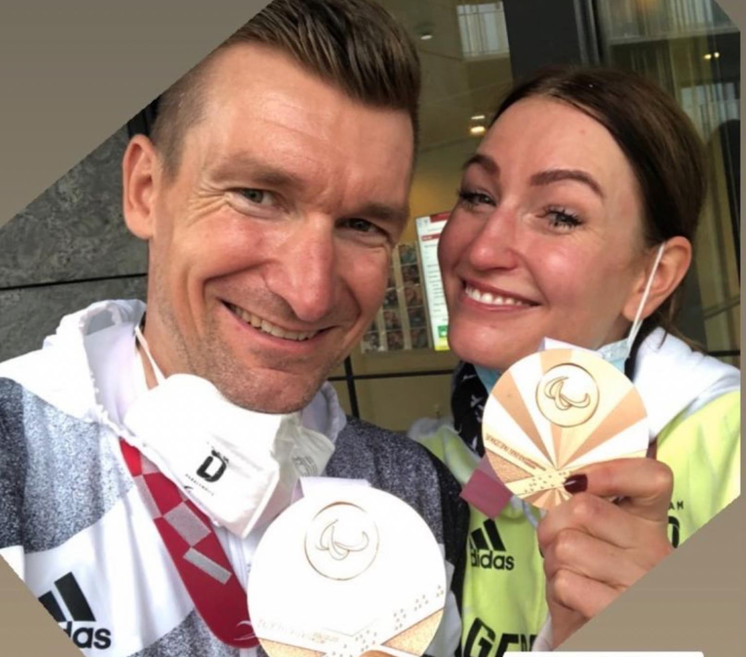 Medaillen Gewinn Denise Schindler und Matthias Schindler Tokyo 2020