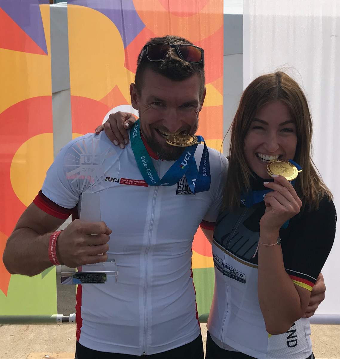 Matthias Schindler und Denise Schindler Weltmeister im Paracycling 