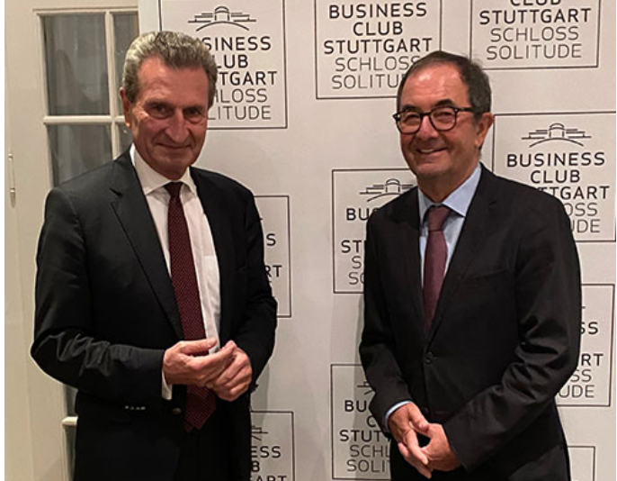 Erwin Staudt und Günther H.Oettinger
